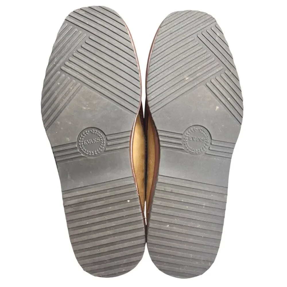 L.B. Evans | Men | Genuine Deerskin Extra Wide Moccasin Slippers | 12 EEE